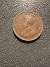 1932 Canadian Small One Cent Coin Canada George Penny