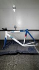 2012 Cinelli Vigorelli 53cm  Track Bike Frame   Fork 700c Aluminum White blue
