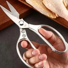 Kitchen Shears Heavy Duty Poultry Scissors Stainless Steel Silver Us