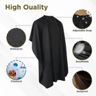 Professional Salon Hair Cutting Cape  Barber Cape For Men women  Black