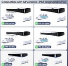 Ps5 slim pro Horizontal Stand With Cooling Fan   Charger For Original   Edge Con