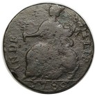 1786 Vermont Copper  Bust Left  Rr-10  R4