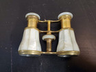 Antique Theatre Opera Binoculars Glasses Lemaire Paris France Mother Of Pearl 