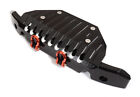 Black Realistic Front Alloy Bumper With Led For Traxxas Trx-4 G500   Amg63