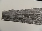  4002 Union Pacific Railroad Steam Locomotive 1967  big Boy  Art Print  17x7 