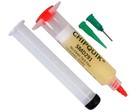 Chipquik Smd291 No-clean Flux 10cc Syringe With Dispensing Tips For Smd Rework