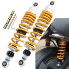 330mm 13   Steel Rear Air Shocks Damper Absorbers Adjustment Universal For Honda