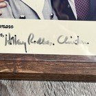 Rare Vintage Signed Autograph Framed Photo Hillary Rodham   Bill Clinton 10   x13   