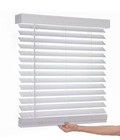 Home Decorators White Cordless Faux Wood Blinds 30  X 48  With Valance - White