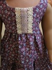 18  Home-made Doll Clothes Fits American Girl purple Floral Ruffled Summer Dress