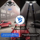 2 Pack Led Garage Lights 150w 15000lm Deformable Garage Ceiling Light Shop Light