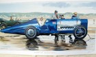 Sir Malcolm Campbell Bluebird 1925 Record 150 766 Mph Uk Le Print Reduced 