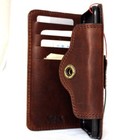 Genuine Vintage Leather Case For Motorola Nexus 6 Book Wallet Cover Luxury Retro