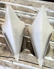 Set  2  Vintage Slip Shade Wall Sconces From Estate House see Photos Please 