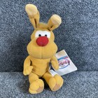 Vintage 1990s Disney Store Brain Bean Bag Plush Inspector Gadget Dog Toy Nwt