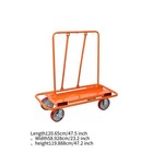 Rust-resistant Drywall With Compact Design  3300lbs Capacity   Smooth Rolling