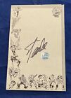 Marvel Comics Group Stationary Page Signed By Stan Lee With Coa  Very Limited 