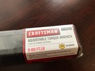 Craftsman Torque Wrench 3 8  Drive 5-80lb Adjustable Soft Grip 24t New Model