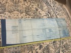 Orig C 1958 Republic Aviation F-105 3 View General Assembly Airplane Blueprint