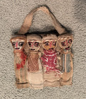 Vintage   Peruvian   Chancay Cloth Funeral   Burial Dolls   Folk Art