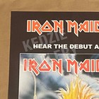 Iron Maiden 1980 Debut Album Live Uk Tour Dates London Record Store Promo Poster