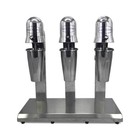 540w Milkshake Maker Milkshake Machine Triple Head Malt Maker Stainless Steel Us