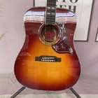 Cherry Sunburst 6 String 41 Inches Acoustic Electric Guitar Solid Spruce Top