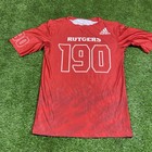 Rutgers Scarlet Knights Football Jersey Mens 2xl Compression Shirt Practice  190