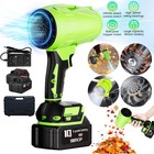 Cordless Leaf Blower 80000pm Handheld Electric Leaf Blower W 2 Battery   Charger