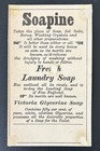 Soapine Whale Oil Soap 1880s Trade Card - Kendall M f g  Co  Providence  R  I 