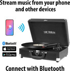 Victrola Vintage 3-speed Bluetooth Portable Suitcase Record Player With Built-in
