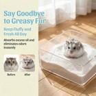 Sukh Hamster Sand Bath - White Fine Silica Sand  Soft Cleaning 14 Oz