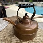 Vtg The Simplex Patent Tea Kettle Solid Made In England 400709-402190