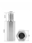 Male-female 304 Stainless Steel Hex Column Standoff Support Spacer 4  6  8  10 