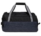 Adidas   Squad Black   Gray Duffel Travel Gym Bag   Nwt  brand New 