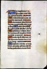 Illuminated Manuscript On Parchment Leaf From A Book Of Hours Around 1500  076 