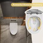 Los Flexi White Wall Hung Toilet Bowl  Elongated Soft-close Seat  Easy Cleaning