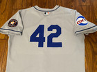 Framber Valdez 2025 Astros Game Issued Road Jackie Robinson Day Jersey Mlb  42