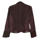 Bke Rare Vintage Tweed Blazer Jacket Brown Floral Lining Wool Blend Size Medium