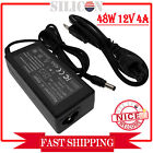 12 Volt 4 Amp  12v 4a  48w Ac Adapter Charger Power Supply Cord For Lcd Monitors