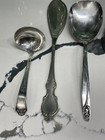 8pc Mixed Lot Of Silverplate Serving Pieces Flatware