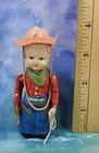 Vintage Mcm 1950   s Celluloid Cowboy 4    Tall Figure Made In Japan