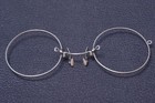     1 Antique Pinch Pince Nez Reading Nose Glasses  unused  Spectacles Frames Only