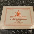 Vintage Box Of 42 Pmc Tailors Chalk Black Nos Perfection Master Crayons