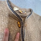 Rare 1970 Italian Mohair Hippie Sweater Its Rich Wool Boho Toggle Unisex Vintage