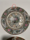 6  Antique Chinese Rose Medallion Porcelain  Plate