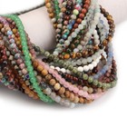 Wholesale 900pcs lot Mix Natural Gemstone Round Spacer Loose Beads 4mm Diy
