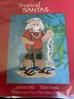 Mill Hill-set Of 2- Tropical Santas Counted Glass Bead Cross Stitch Kits New Nip