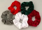 New Lot 5 Pcs Velvet Ponytail Holder Scrunchies Select Option Free Usa Shipping