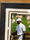 Tiger Woods Golf And Michael Jordan W  Cigar Framed - Quail Hollow Charlotte  Nc